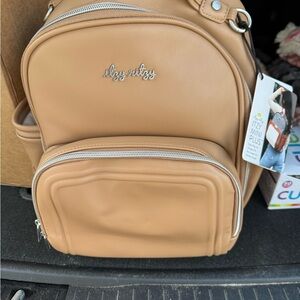 Itzy Ritzy mini plus Tan Backpack